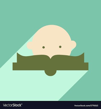 Flat with shadow icon and mobile application vector image