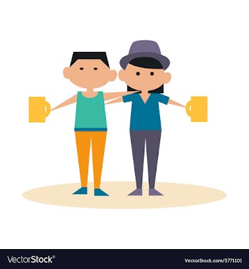 Flat with shadow icon and mobile application vector image