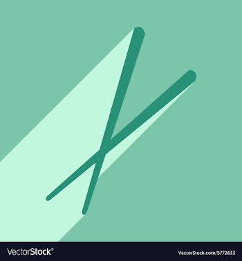 Flat with shadow icon and mobile application vector image