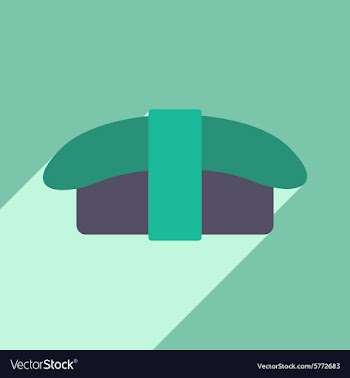 Flat with shadow icon and mobile application vector image