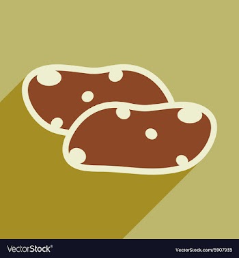 Flat with shadow icon and mobile application vector image