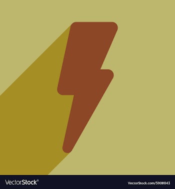 Flat with shadow icon and mobile application vector image