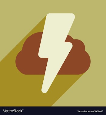 Flat with shadow icon and mobile application vector image