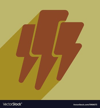 Flat with shadow icon and mobile application vector image