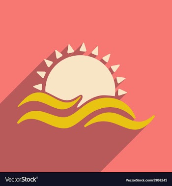 Flat with shadow icon and mobile application vector image