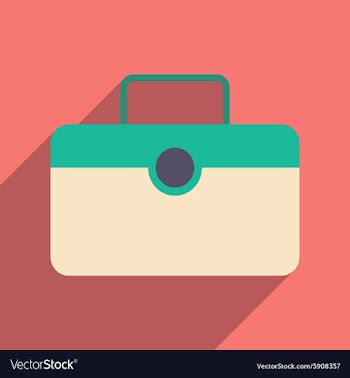 Flat with shadow icon and mobile application vector image