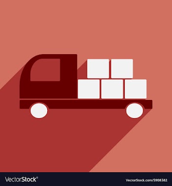 Flat with shadow icon and mobile application vector image