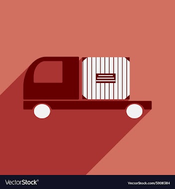 Flat with shadow icon and mobile application vector image