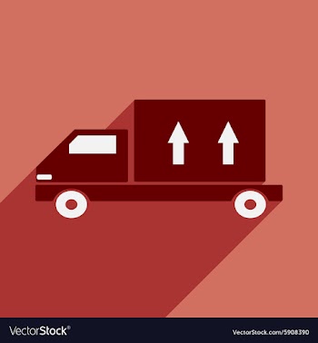 Flat with shadow icon and mobile application vector image