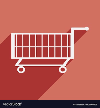 Flat with shadow icon and mobile application vector image
