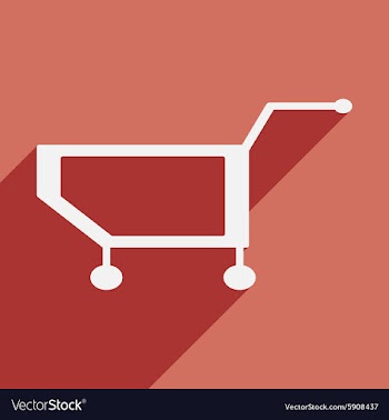 Flat with shadow icon and mobile application vector image