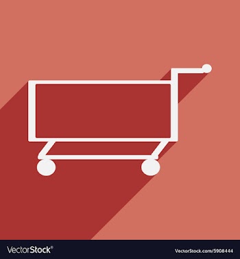 Flat with shadow icon and mobile application vector image