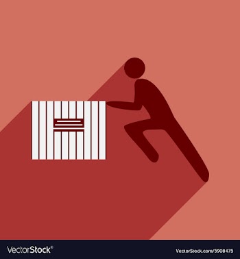 Flat with shadow icon and mobile application vector image