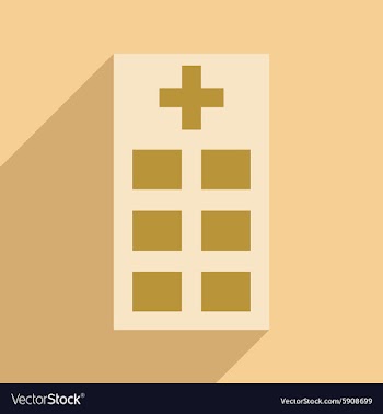 Flat with shadow icon and mobile application vector image