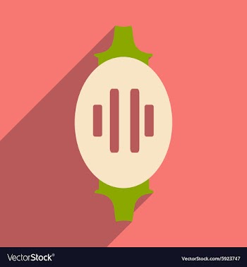 Flat with shadow icon and mobile application vector image