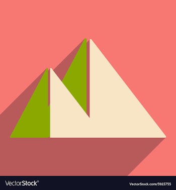Flat with shadow icon and mobile application vector image