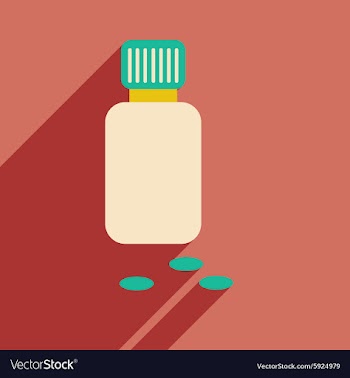 Flat with shadow icon and mobile application vector image