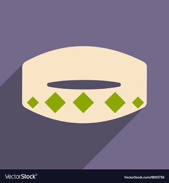 Flat with shadow icon and mobile application vector image