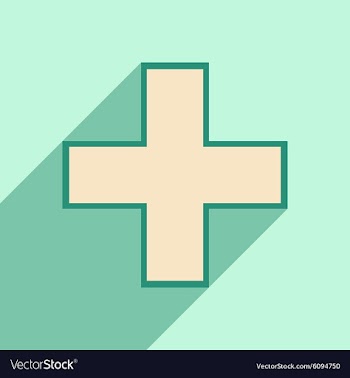 Flat with shadow icon and mobile application vector image