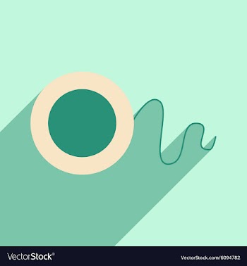 Flat with shadow icon and mobile application vector image