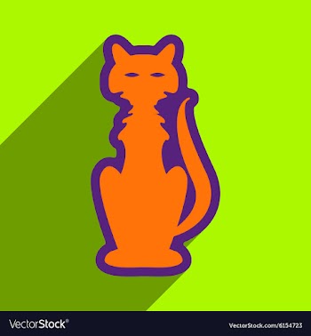 Flat with shadow icon and mobile application vector image