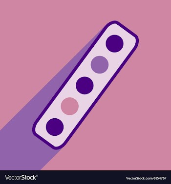 Flat with shadow icon and mobile application vector image
