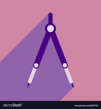 Flat with shadow icon and mobile application vector image