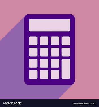 Flat with shadow icon and mobile application vector image
