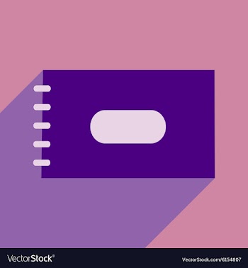 Flat with shadow icon and mobile application vector image