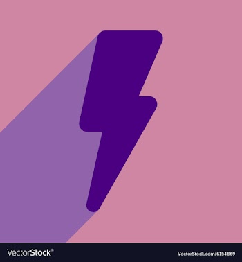 Flat with shadow icon and mobile application vector image