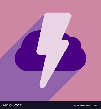 Flat with shadow icon and mobile application vector image