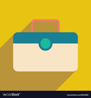 Flat with shadow icon and mobile application vector image