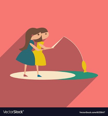 Flat with shadow icon and mobile application vector image