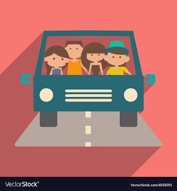 Flat with shadow icon and mobile application vector image