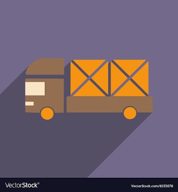 Flat with shadow icon and mobile application vector image