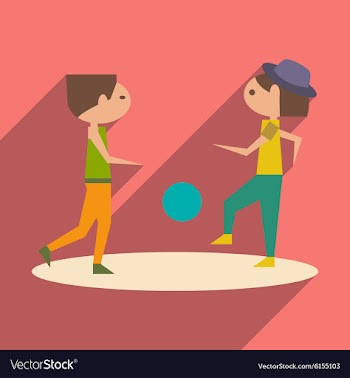 Flat with shadow icon and mobile application vector image
