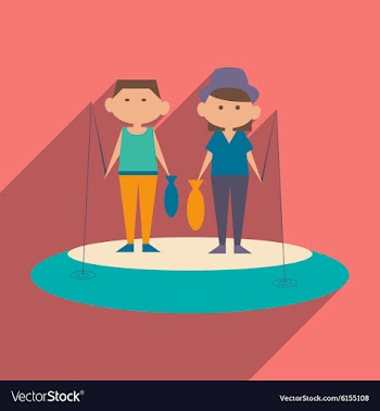 Flat with shadow icon and mobile application vector image