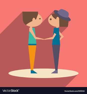 Flat with shadow icon and mobile application vector image