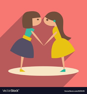 Flat with shadow icon and mobile application vector image