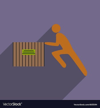 Flat with shadow icon and mobile application vector image