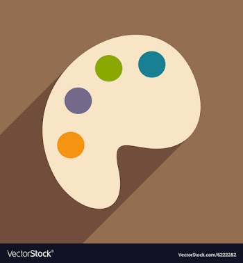 Flat with shadow icon and mobile application vector image