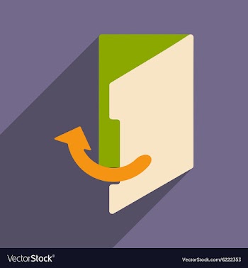 Flat with shadow icon and mobile application vector image