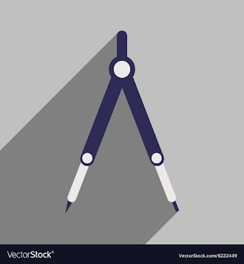 Flat with shadow icon and mobile application vector image