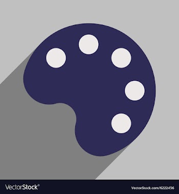 Flat with shadow icon and mobile application vector image