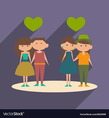 Flat with shadow icon and mobile application vector image