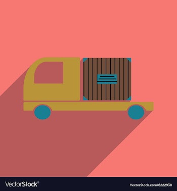 Flat with shadow icon and mobile application vector image