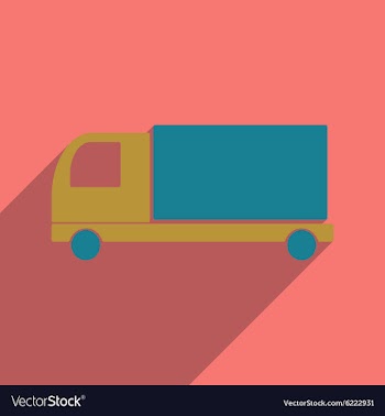 Flat with shadow icon and mobile application vector image