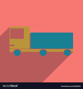 Flat with shadow icon and mobile application vector image