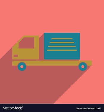 Flat with shadow icon and mobile application vector image