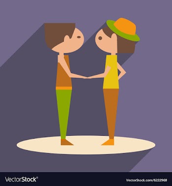 Flat with shadow icon and mobile application vector image